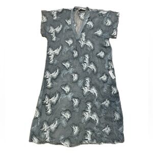 ZARA Embroidered tunic with semi-sheer fabric